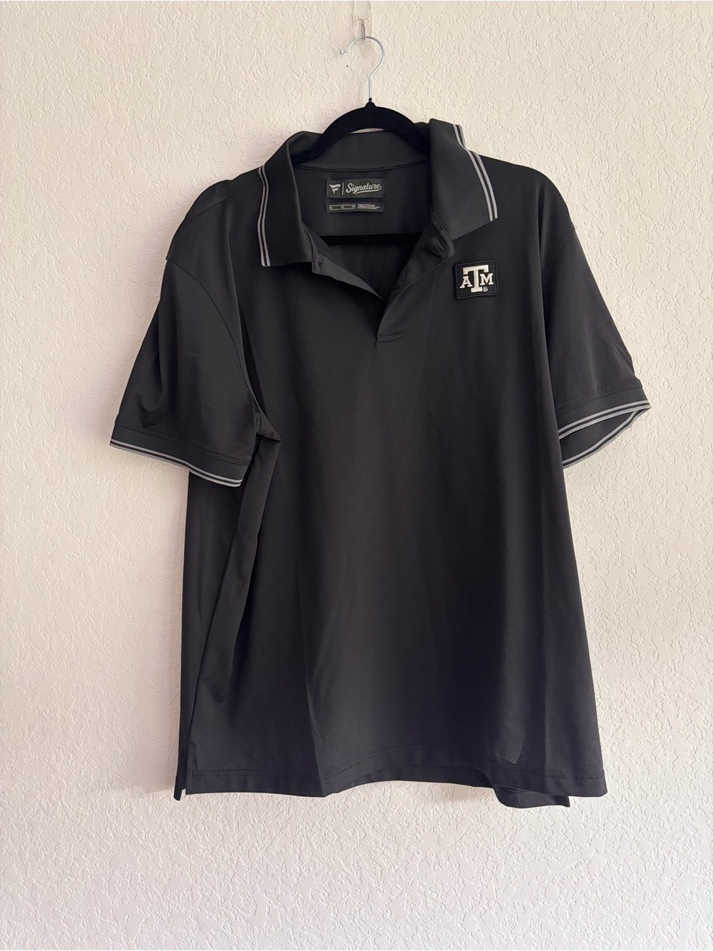 Texas A&M Aggies Fanatics Signature Black Polo Men’s XL NWT